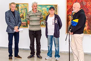 Открытие групповой выставки художников Наиля Вагапова, Рамиля Нагаева и Михаила Якушева
